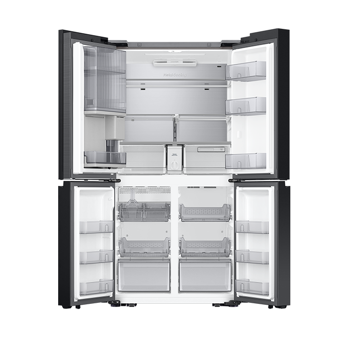 Refrigerador Bespoke con IA, French Door 29' cúbicos de 4 puertas