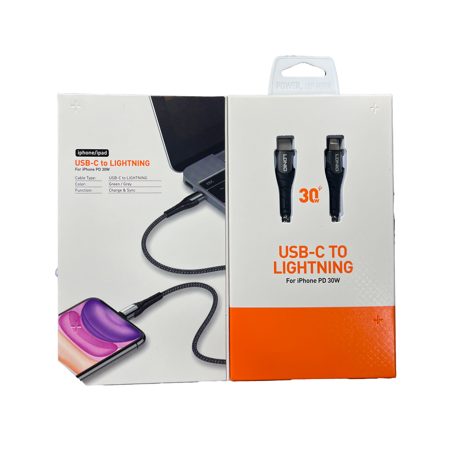 Cable LDNIO USB-C a Ligthning