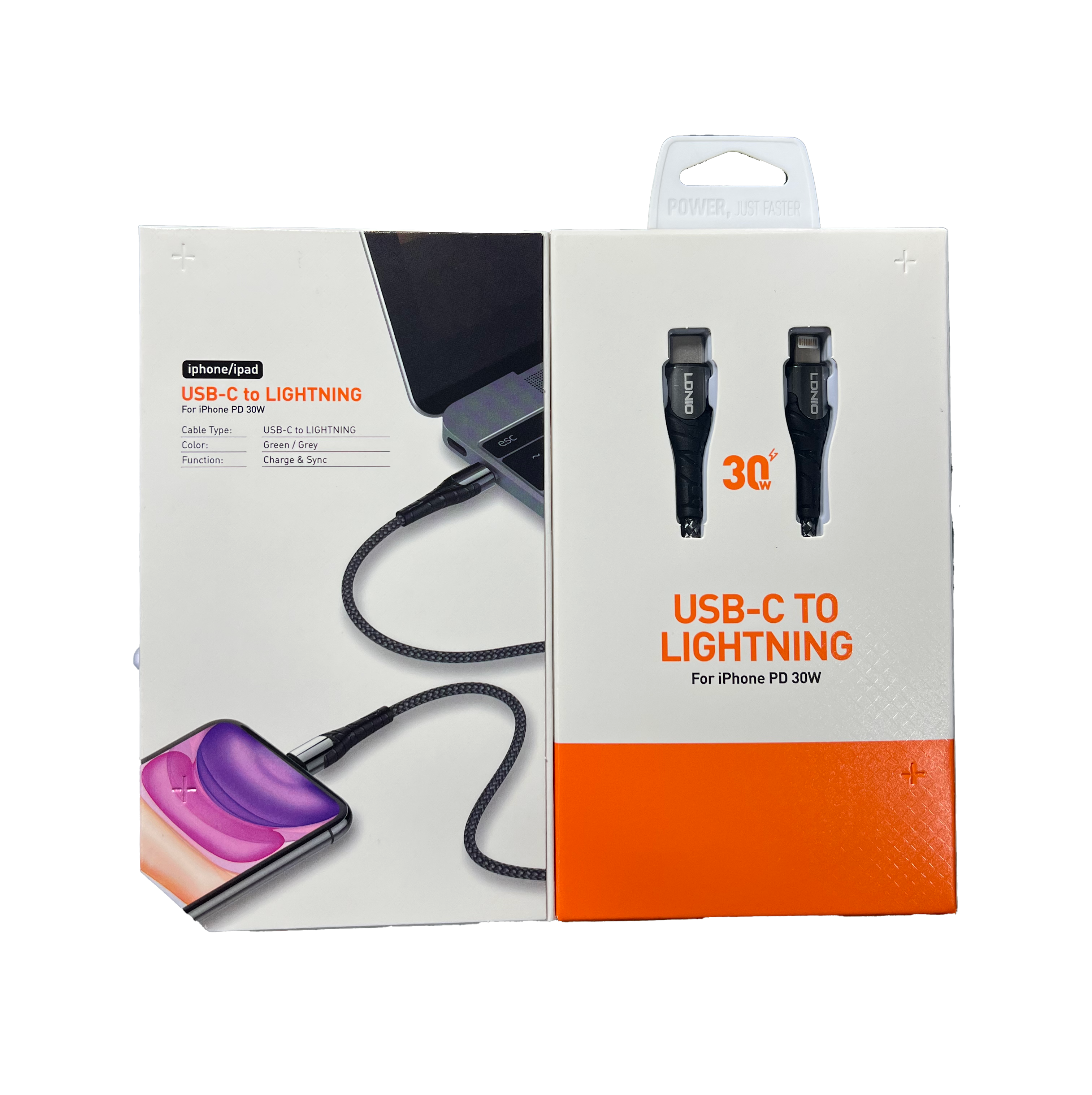 Cable LDNIO USB-C a Ligthning
