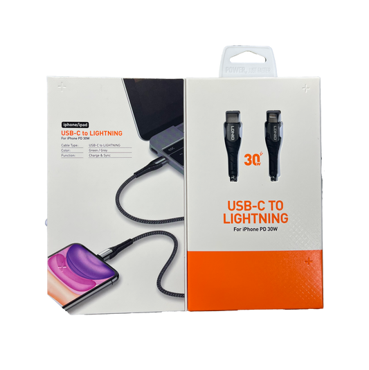 Cable LDNIO USB-C a Ligthning