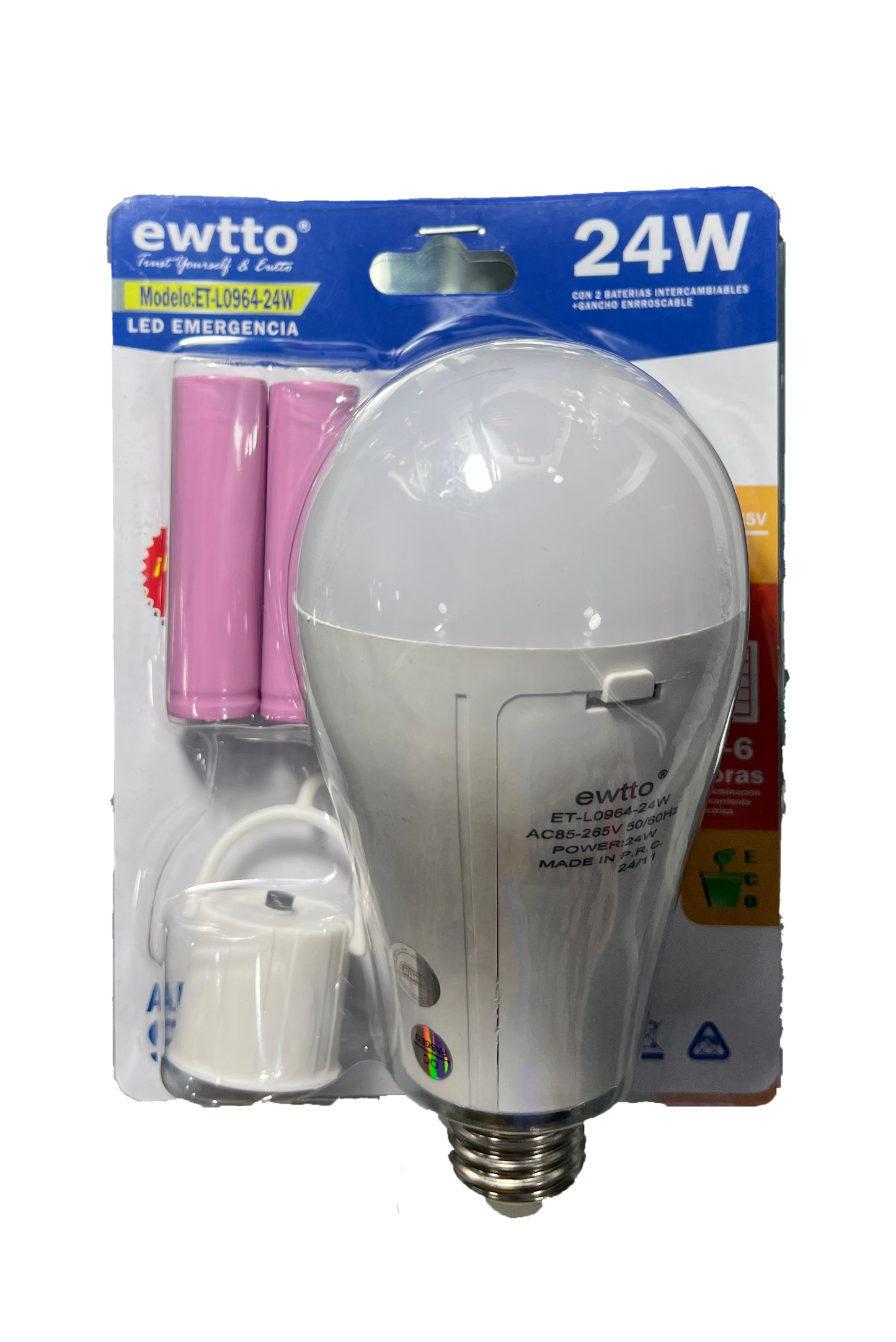 Bombillo Led de Emergencia - Ewtto