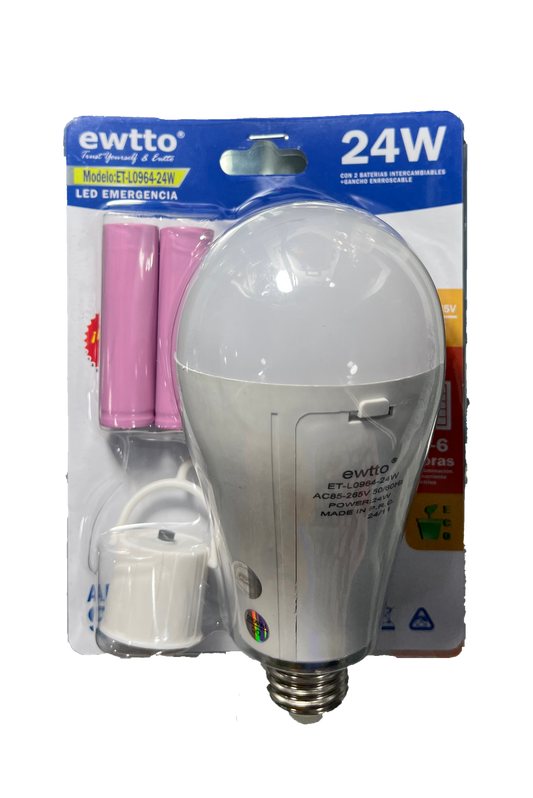 Bombillo Led de Emergencia - Ewtto