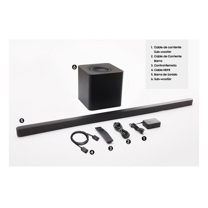 Ultra Slim Soundbar HW-S800D 3.1.2 ch Sub Woofer