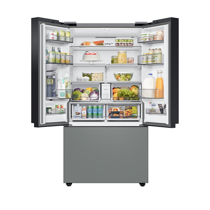 Refrigerador Bespoke 24' cúbicos con Fabricador Dual de hielo