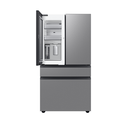 Refrigerador Bespoke AI French Door 29 Pies 4 puertas con centro de bebidas
