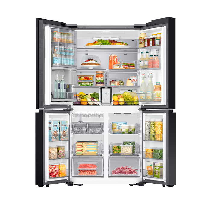 Refrigerador Bespoke de 4 puertas 29' cúbicos
