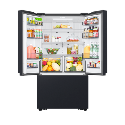 Refrigeradores RF6500C de puerta francesa con 3 puertas, gran capacidad y tecnología SpaceMax