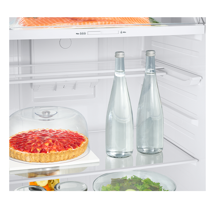 Refrigerador Top Mount Bespoke con AI Energy Mode 18' cúbicos. Wifi